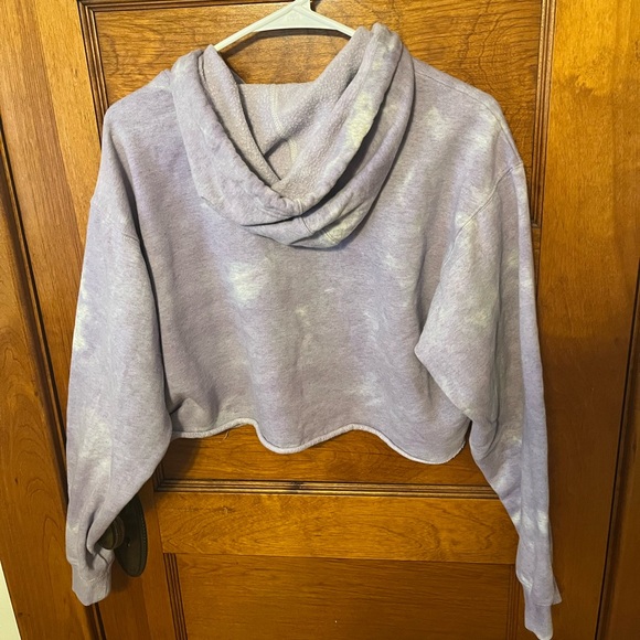 Volcom cropped purple tie dye sweatshirt - Picture 4 of 5